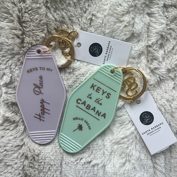Other - NWT Motel Key Tag Keychain Bundle